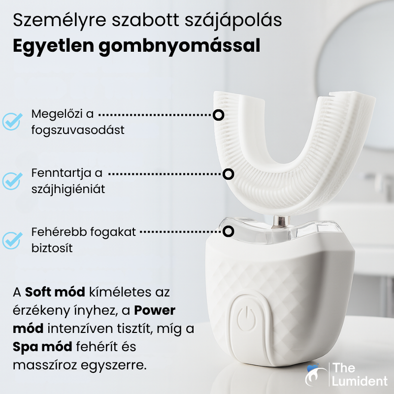 U-Clean™ Elektromos fogkefe