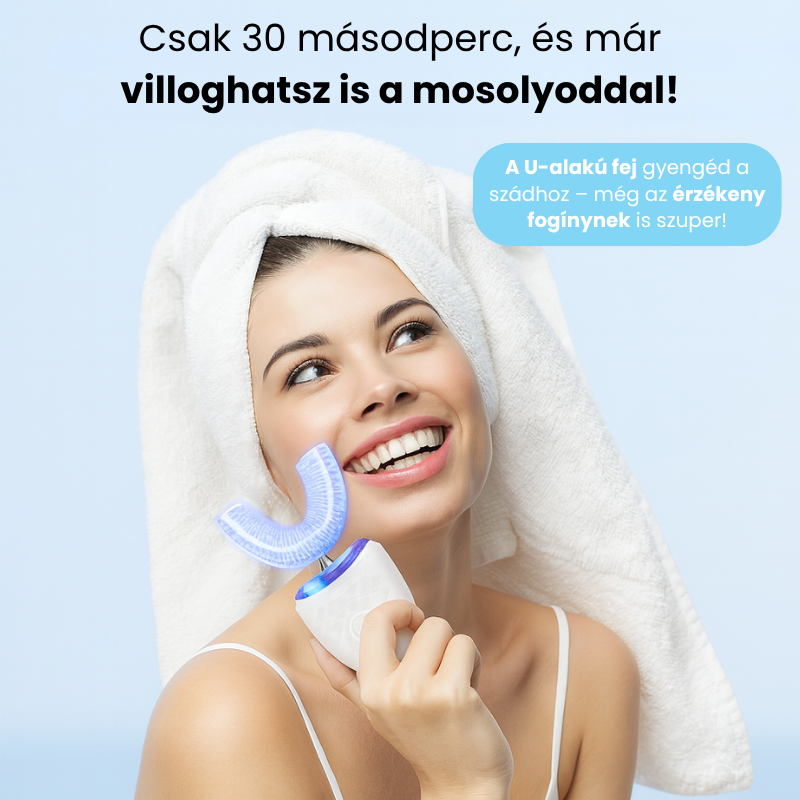 U-Clean™ Elektromos fogkefe